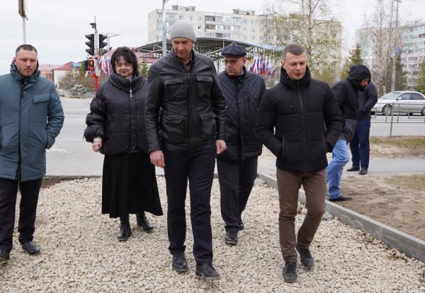 Выезд по строящимся объектам и адресам важным для жителей города