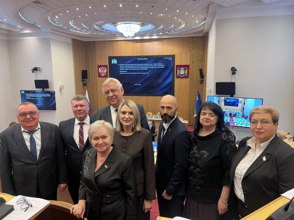 Сегодня председатель Думы города Мегиона принимает участие в первом заседании Думы Югры нового, восьмого созыва. 