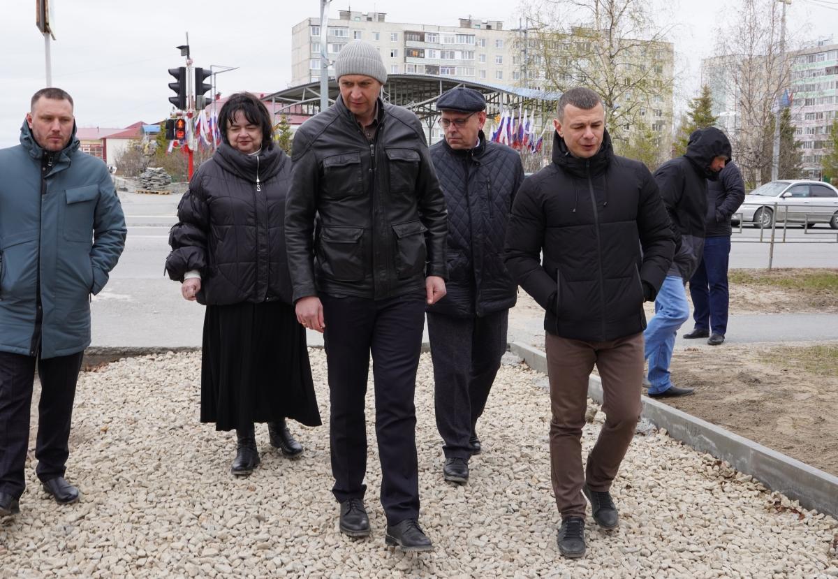 Выезд по строящимся объектам и адресам важным для жителей города